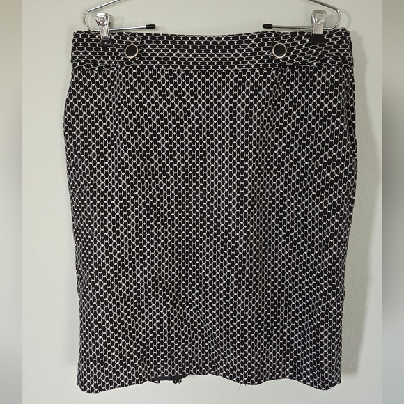Rafaella Black Fitted Pencil Skirt Size 14 - Picture 1 of 6